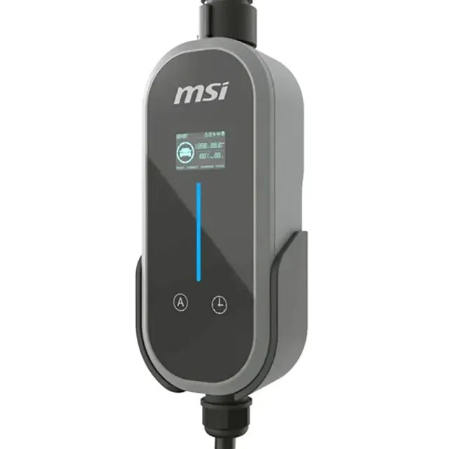 MSI Portable EV Charger Grey Ezgo 10A+15A+Home kit, Single Phase, 230V, 1PH, 2.3KW  3.4KW, 5M Typ... - Image 3