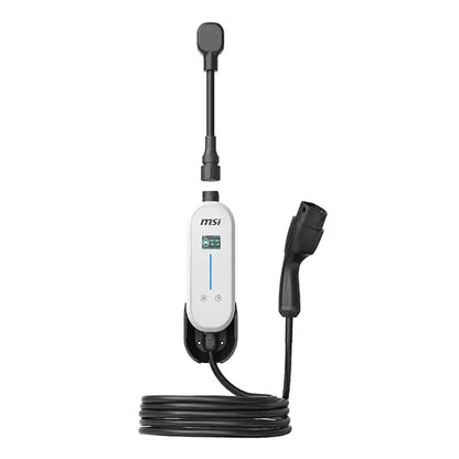 MSI Portable EV Charger White Ezgo 10A+15A+Home kit, Single Phase, 230V, 1PH, 2.3KW  3.4KW, 5M Ty... - Image 2