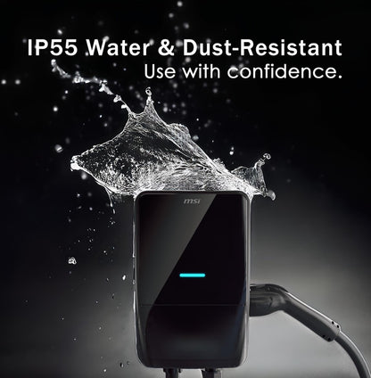 MSI Smart EV Charger EV Life, IEC 62196-2 Type 2 charging gun, 7.4 kW/32A, Bluetooth, IP55 and IK... - Image 2