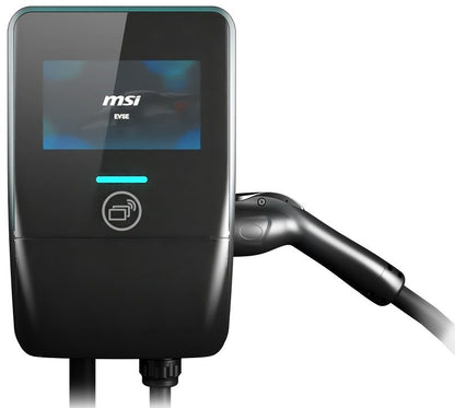 MSI Smart EV Charger EV Premium, Single Phase 32A, 7.4KW ,5M Type 2 Charging gun,  7' IPS,  IP55...