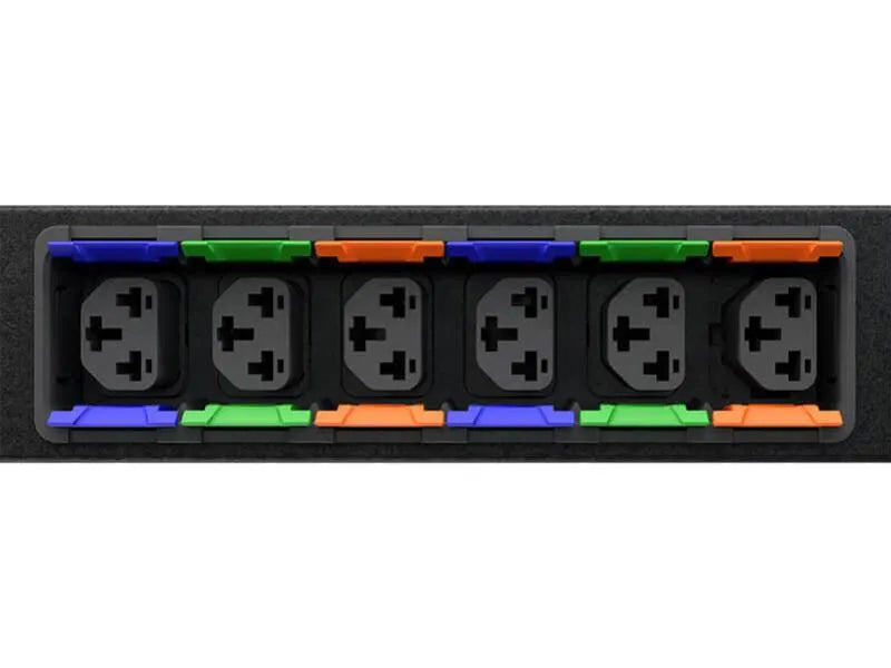 Vertiv Geist F0144849 Basic Horizontal PDU, 16A, 230V, 1U, 12 x Locking Combination C13/C19 outpu...