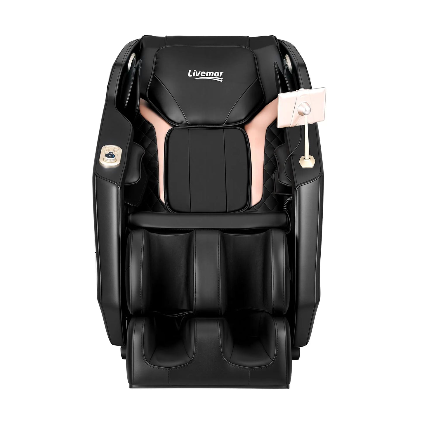Livemor Flex Massage Chair Full Body with Heat Zero Gravity Recliner, 24 Airbags, Foot Massage, 6 Auto Programs, Voice Control, Bluetooth Speakers, Screen Control, Extendable Footrest - Image 3