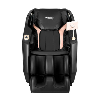 Livemor Flex Massage Chair Full Body with Heat Zero Gravity Recliner, 24 Airbags, Foot Massage, 6 Auto Programs, Voice Control, Bluetooth Speakers, Screen Control, Extendable Footrest - Image 3