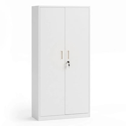 Astiss 180cm Steel Locker Cabinet Mental Storage 4 Adjustable Shelves - Image 3