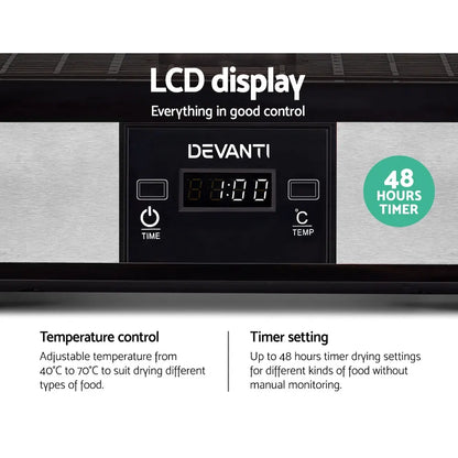Devanti 5 Trays Food Dehydrator - Image 4