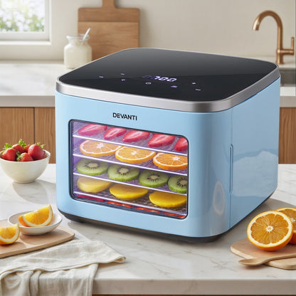 Devanti 5 Trays Food Dehydrator Mini Fruit Dryer 500W - Image 7
