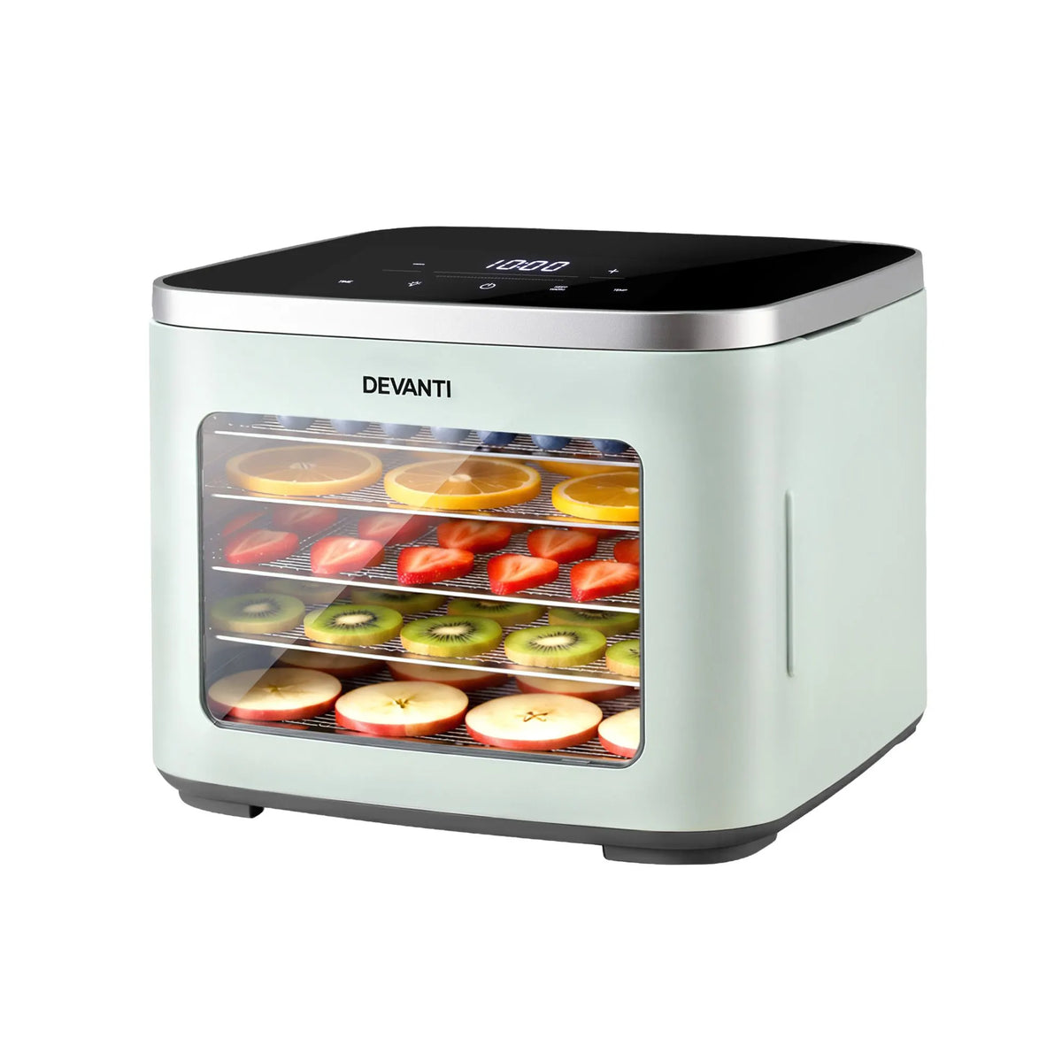 Devanti Food Dehydrator Machine 5 Tray Mini Fruit Dryer Maker Green - Image 9