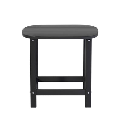 Gardeon Outdoor Coffee Side Table HDPE Desk Patio Furniture Camping Garden Black - Image 3