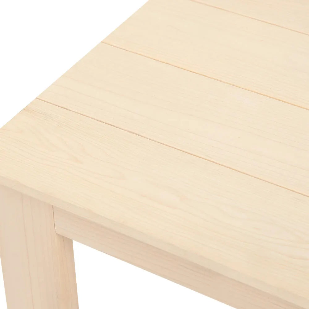Gardeon Coffee Side Table Wooden Desk Outdoor Furniture Camping Garden Natural - Image 5
