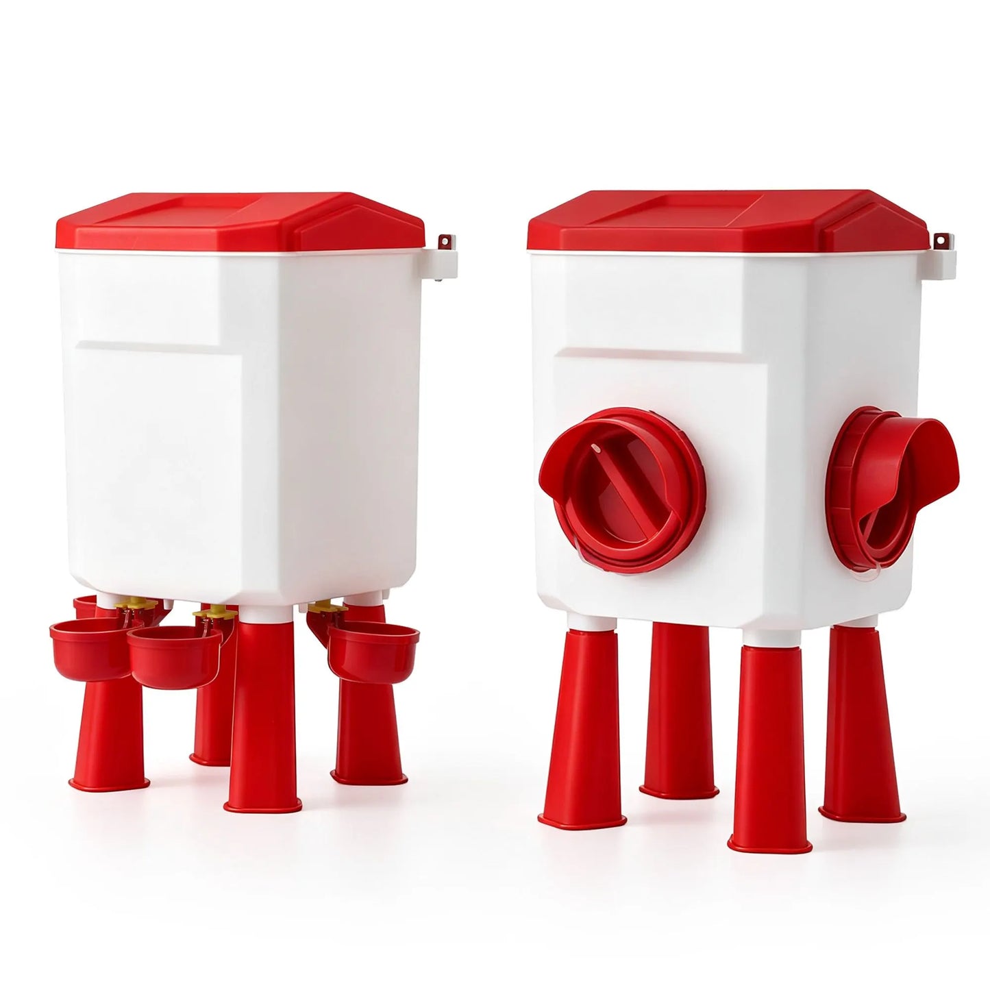 Giantz 8kg Chicken Feeder and 7L Waterer Set Large Capacity Poultry Drinker Kit - Image 2