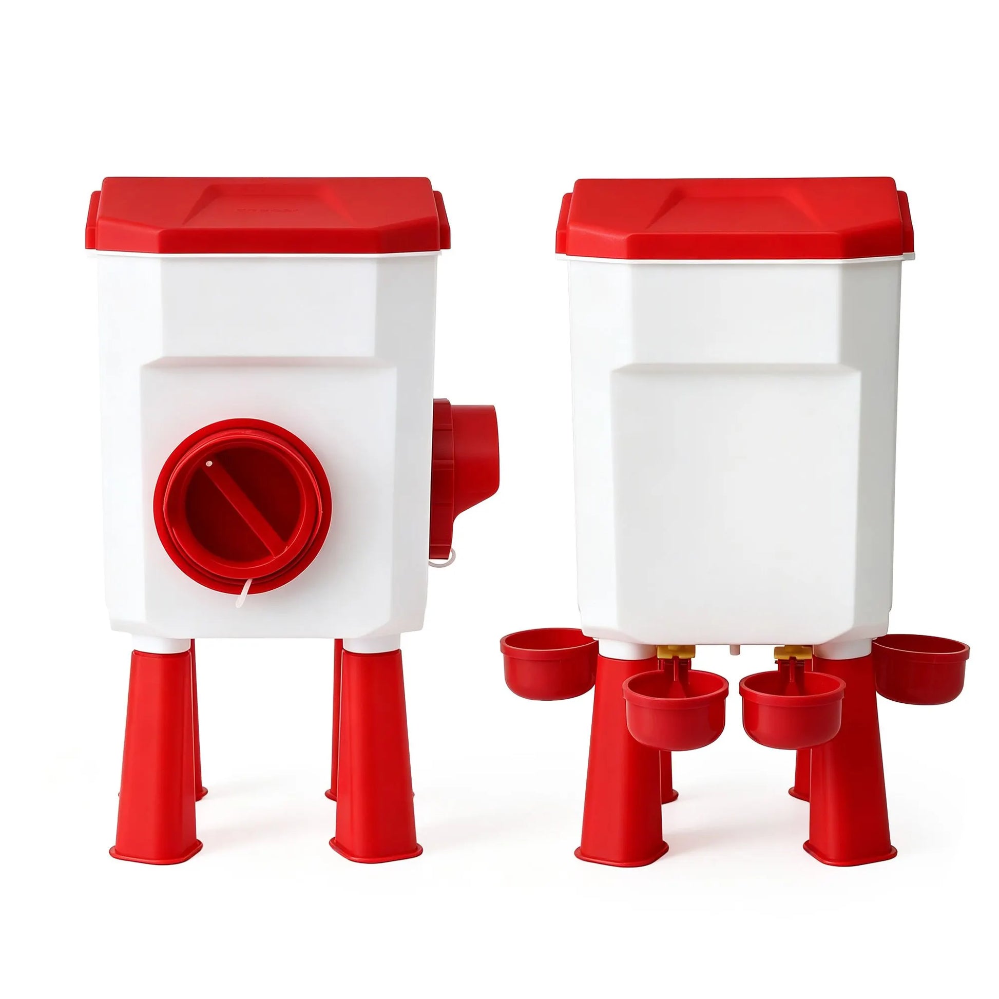Giantz 8kg Chicken Feeder and 7L Waterer Set Large Capacity Poultry Drinker Kit - Image 4
