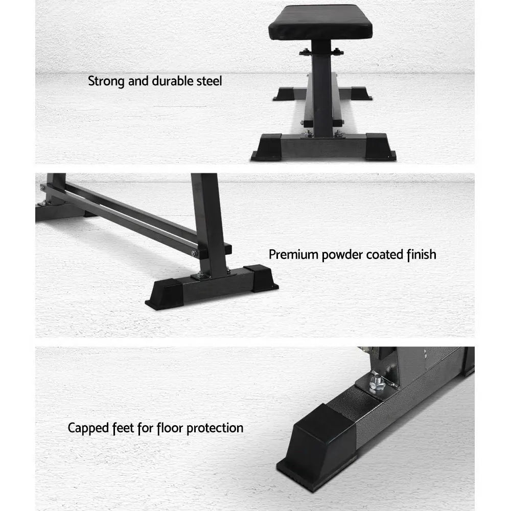 Everfit Weight Bench Flat Bench Press Home Gym Equipment 300kg Capacity - Image 5