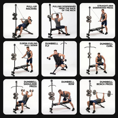 Everfit Adjustable Weight Bench Foldable Multi-Function Weight Bench - Image 8