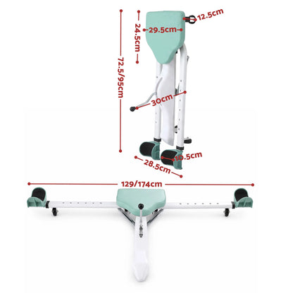 Everfit Leg Stretcher Machine Foldable 180 degree Adjustable Split Machine Green - Image 2
