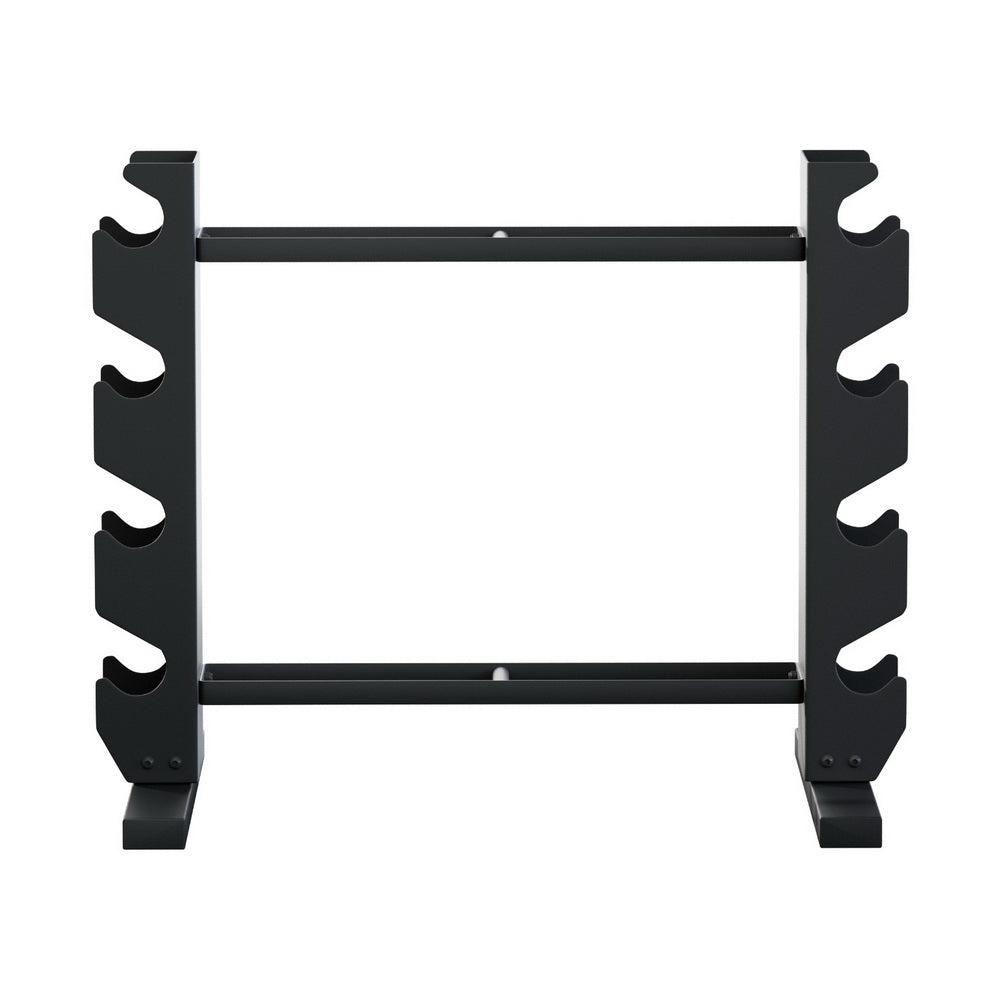 Everfit Dumbbells Rack Dumbbell Kettlebell Stand Home Gym Storage 200kg Capacity - Image 3