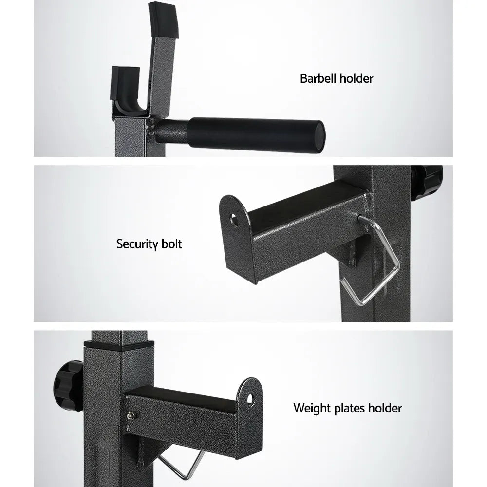 Everfit Weight Bench Adjustable Squat Rack Home Gym Equipment 300kg - Image 5