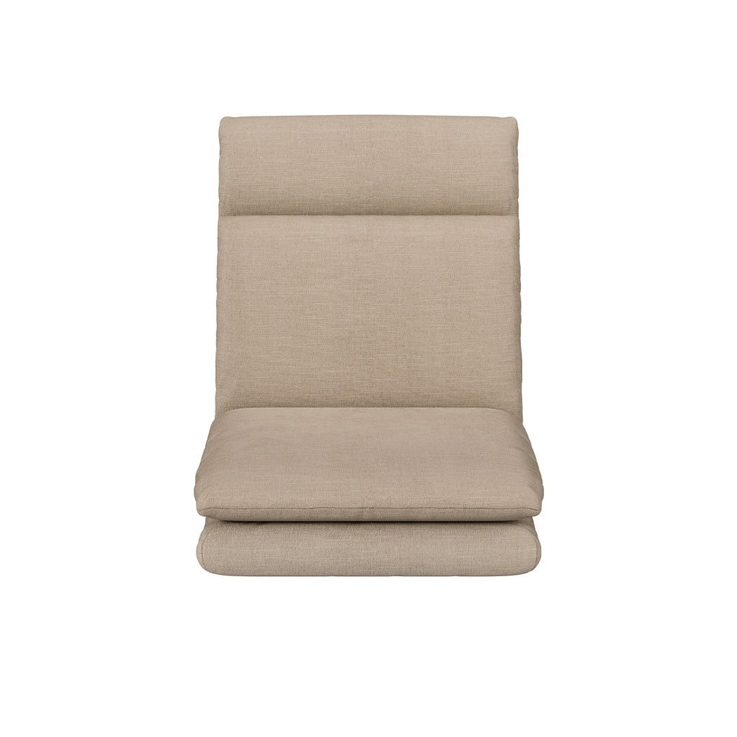 Artiss 4XFloor Chair Sofa Linen Beige - Image 3