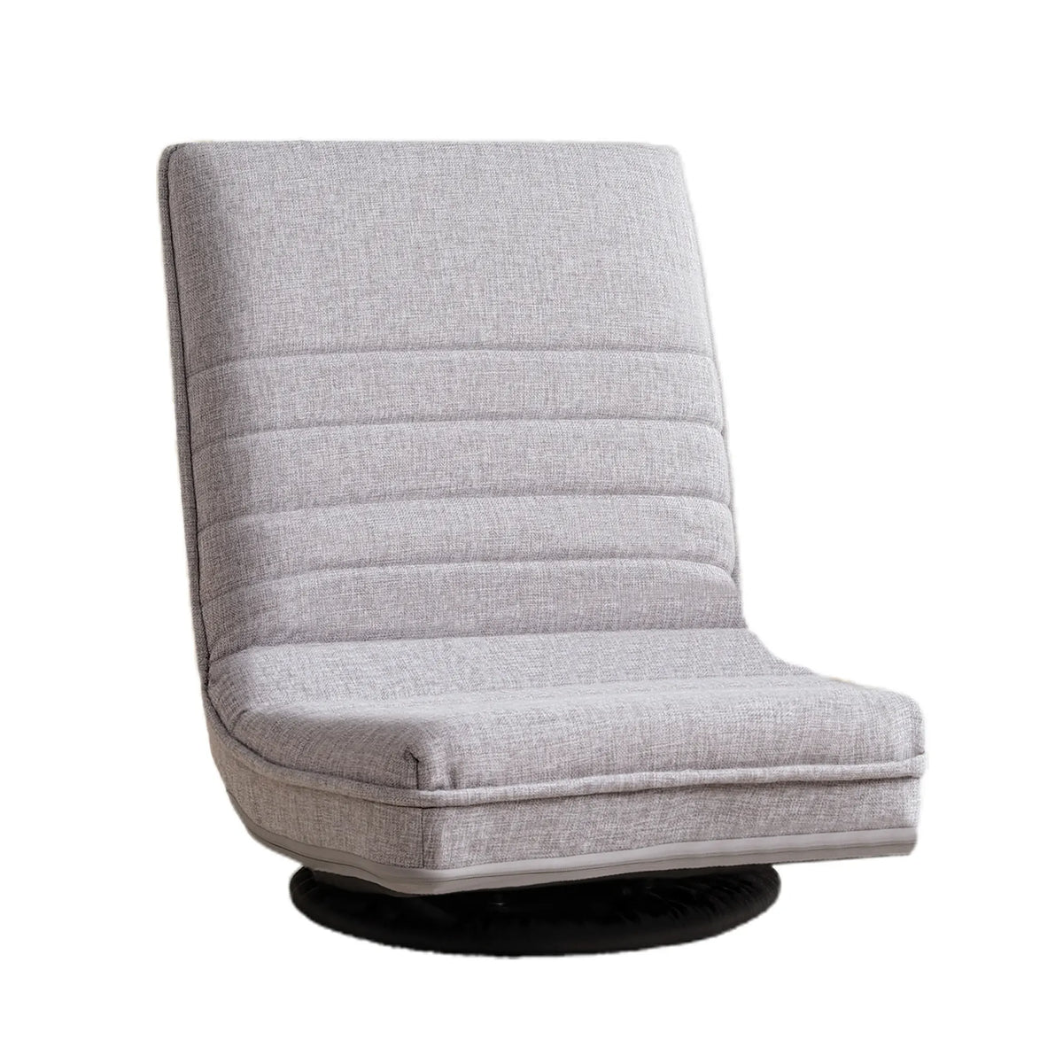 Ariss Swivel Floor Chair 360 Adjustable Foldable Lounge Seat Floor Sofa Chair Grey - Image 8