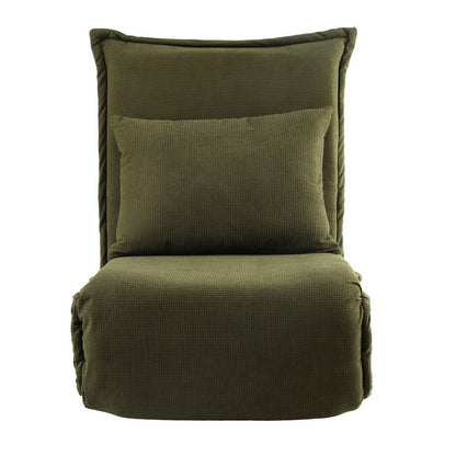 Artiss Floor Lounge Sofa Bed Foldable Green - Image 3