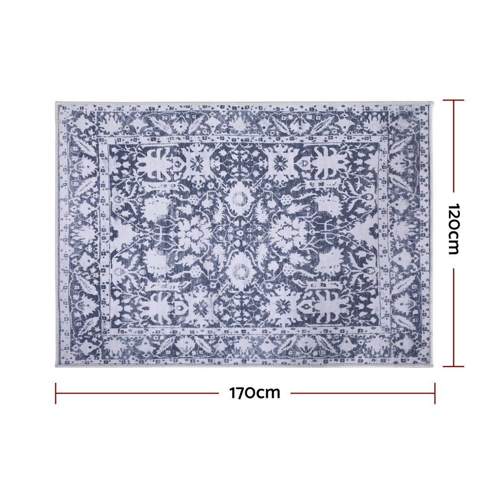 Artiss Floor Rug 120x170cm Soft Velvet Washable Modern Area Rug Floor Carpet Mat - Image 3