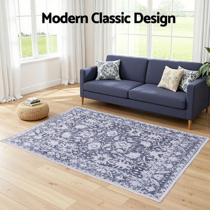 Artiss Floor Rug 120x170cm Soft Velvet Washable Modern Area Rug Floor Carpet Mat - Image 4