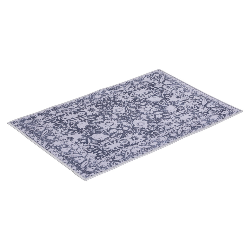 Artiss Floor Rug 50X80cm Doormat Soft Velvet Non-Slip Bath Mat Small Rug Modern - Image 2