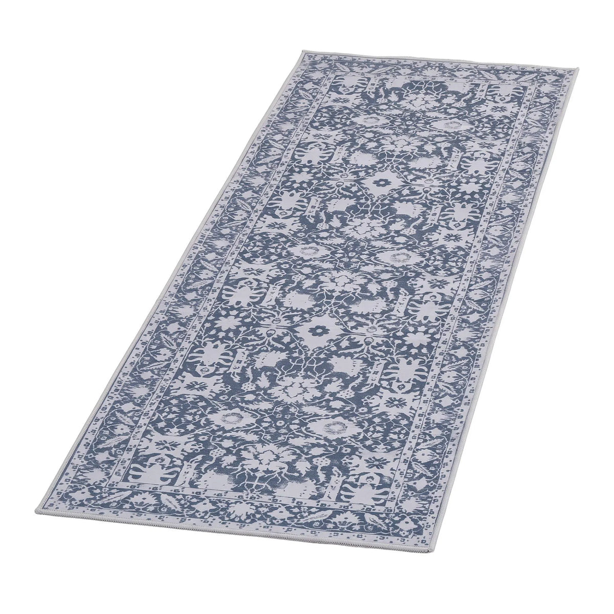 Artiss 60 x 180 cm Runner Rugs for Hallway Bedroom Pad-Free Dense Dot Backing Stops Slipping & Robot Vacuum Friendly, Vintage Carpet for Reading Nook Dining Area, 100% Polyester Washable - Image 9
