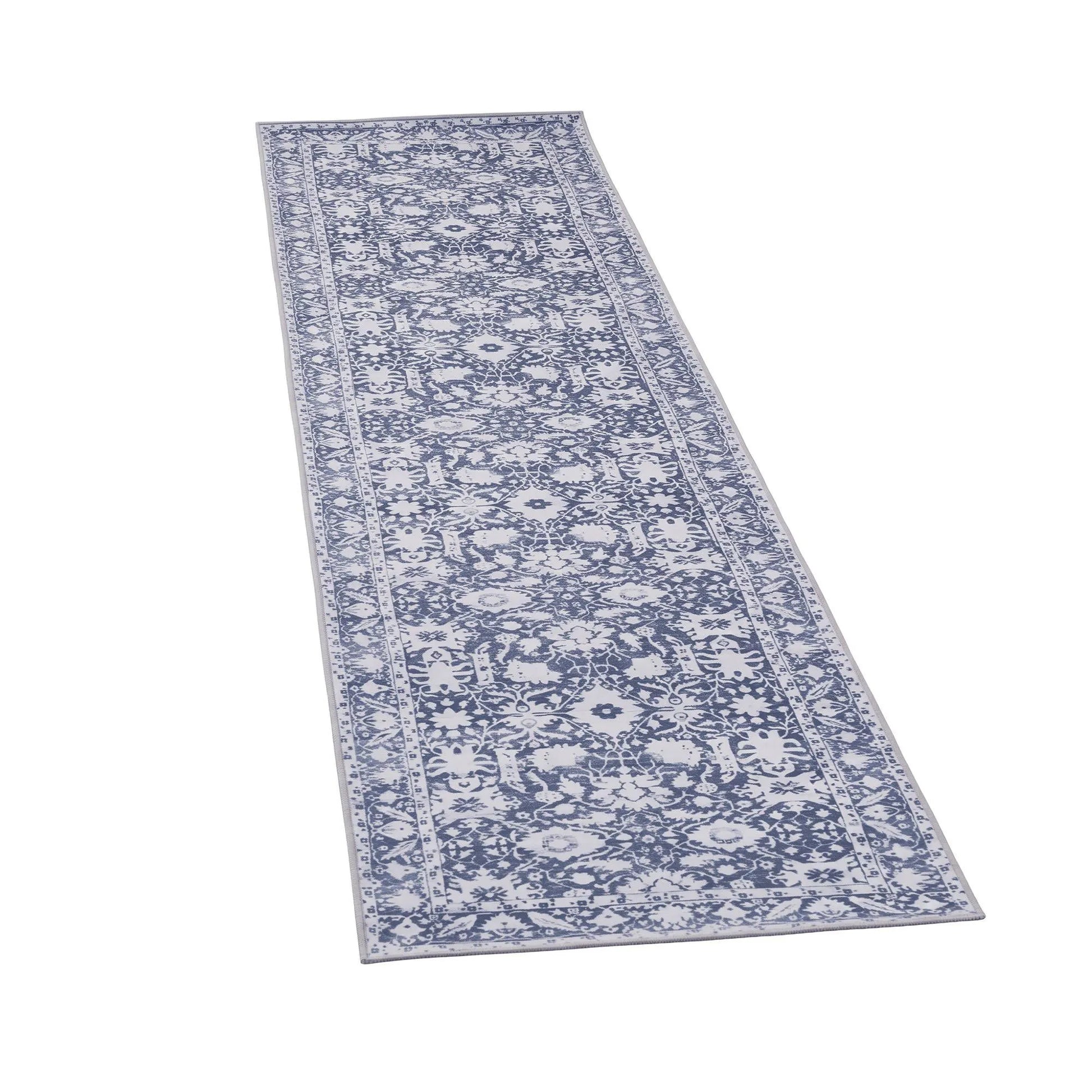 Artiss 60 x 300 cm Runner Rugs for Hallway Bedroom Pad-Free Dense Dot Backing Stops Slipping & Robot Vacuum Friendly, Vintage Carpet for Reading Nook Dining Area, 100% Polyester Washable - Image 9