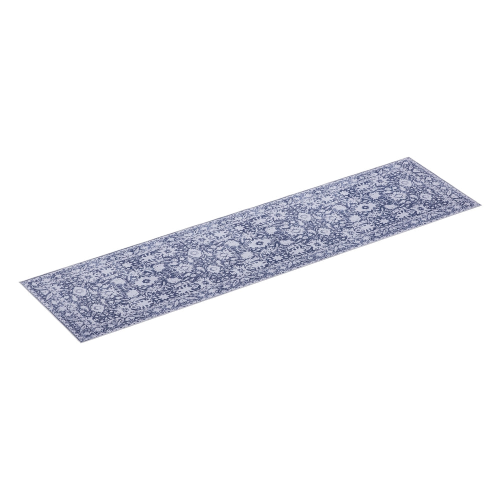 Artiss Hallway Runner Rug 80X300cm Soft Velvet Washable Modern Kitchen Mat - Image 4