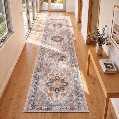 Artiss 60 x 300 cm Runner Rugs For Living Room No Heavy Rubber Crease-Free Foldable Design For Kitchen Entryway And Bedroom 100% Polyester Water-repellent Resistant Non-Shedding - Image 8