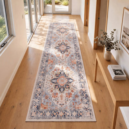 Artiss 80 x 300 cm Runner Rugs For Living Room No Heavy Rubber Crease-Free Foldable Design For Kitchen Entryway And Bedroom 100% Polyester Water-repellent Resistant Non-Shedding - Image 8