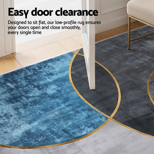 Artiss Washable Floor Rug 240X340cm Large Geometric Area Rug Modern Floor Carpet - Image 5