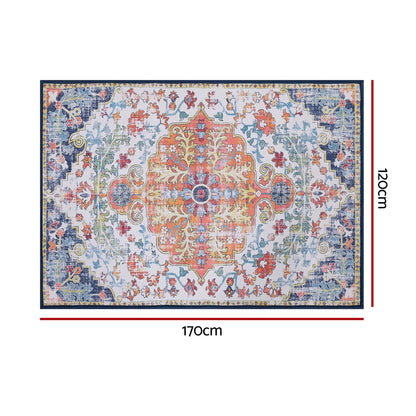 Artiss Floor Rug 120X170cm Large Washable Geometric Area Rug Modern Carpet Mat - Image 2