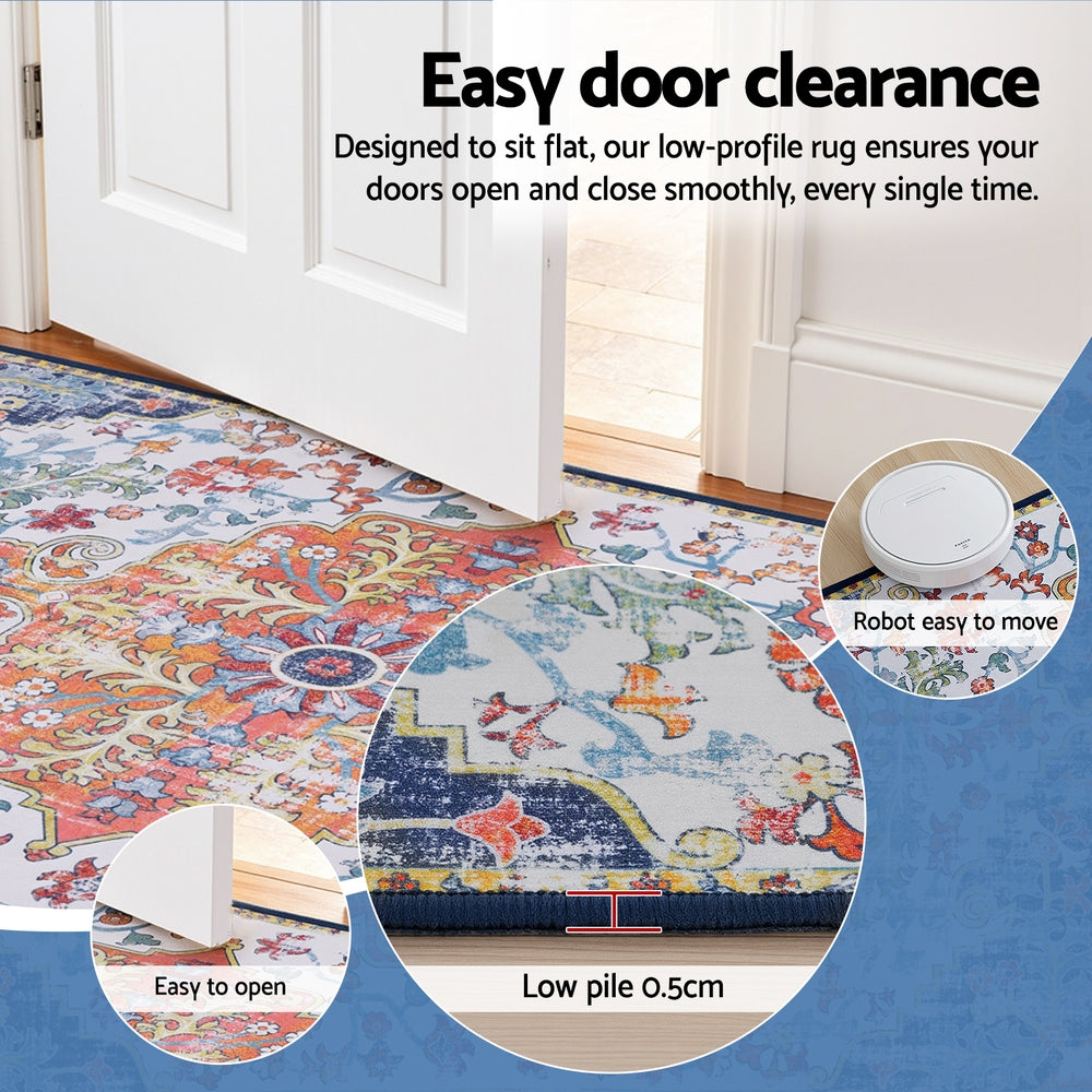 Artiss Floor Rug 120X170cm Large Washable Geometric Area Rug Modern Carpet Mat - Image 5