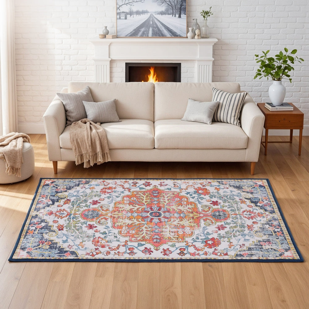 Artiss Floor Rug 120X170cm Large Washable Geometric Area Rug Modern Carpet Mat - Image 7