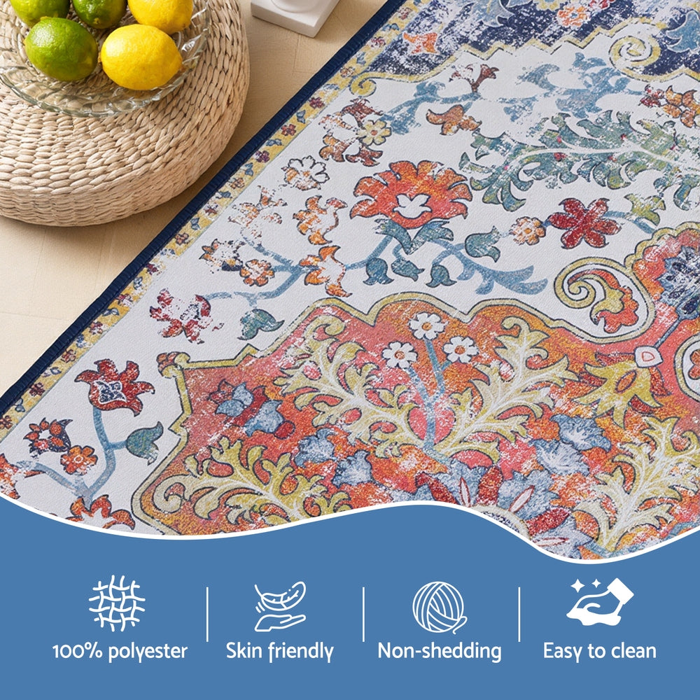 Artiss Floor Rug 50X80 Doormat Carpet Short Pile Non-Slip Entryway Mat Bohemian - Image 6