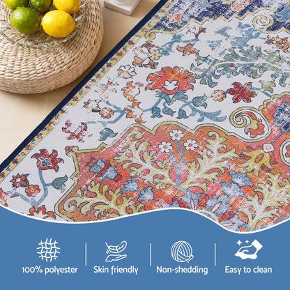 Artiss Floor Rug 50X80 Doormat Carpet Short Pile Non-Slip Entryway Mat Bohemian - Image 6