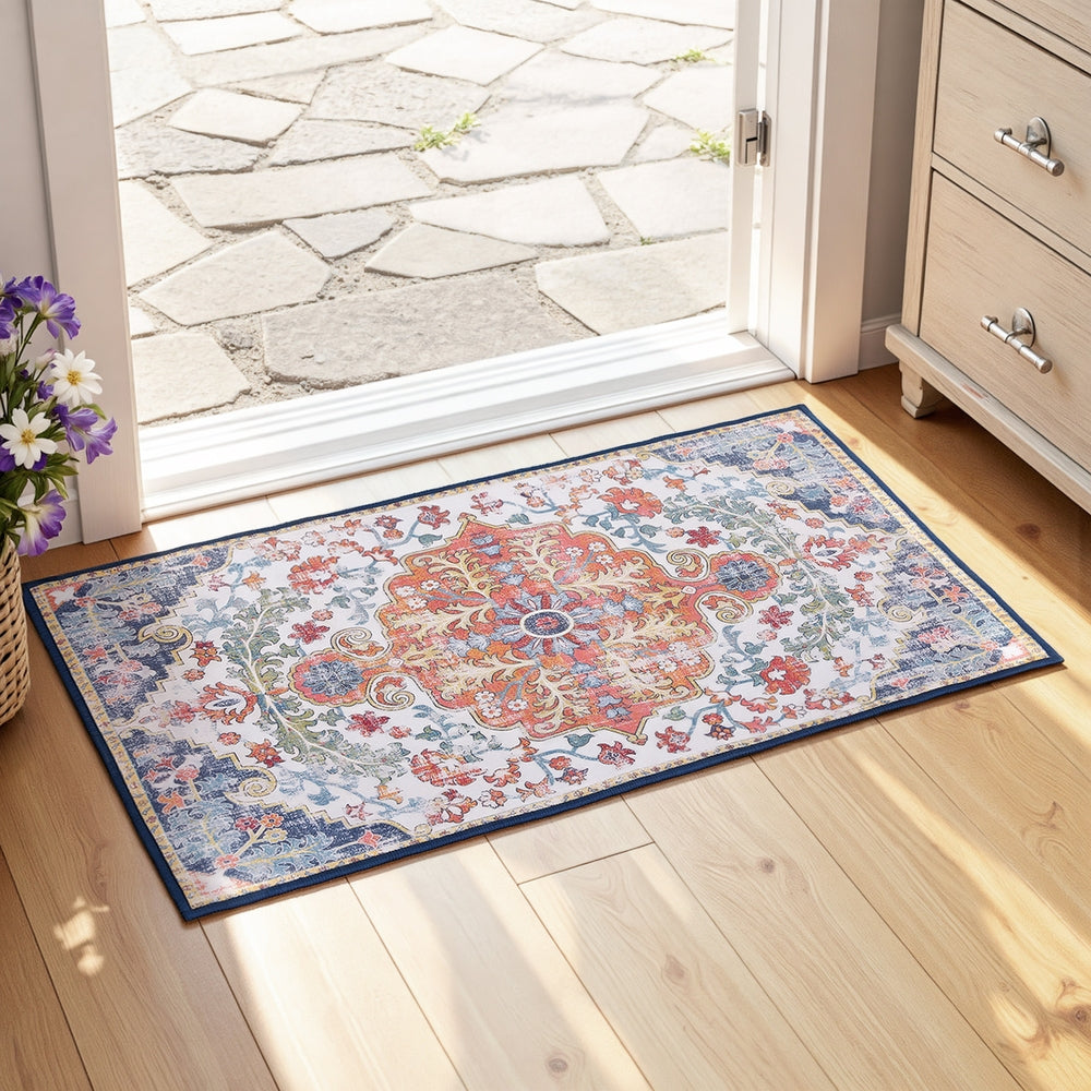 Artiss Floor Rug 50X80 Doormat Carpet Short Pile Non-Slip Entryway Mat Bohemian - Image 7