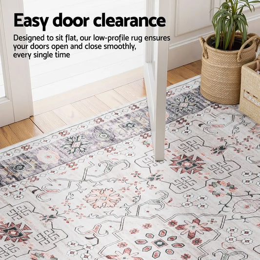 Artiss Washable Floor Rug 200x290cm Large Area Rug Modern Living Room Carpet - Image 5