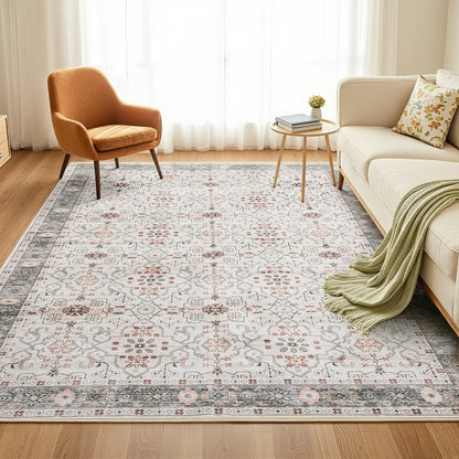 Artiss Washable Floor Rug 200x290cm Large Area Rug Modern Living Room Carpet - Image 7