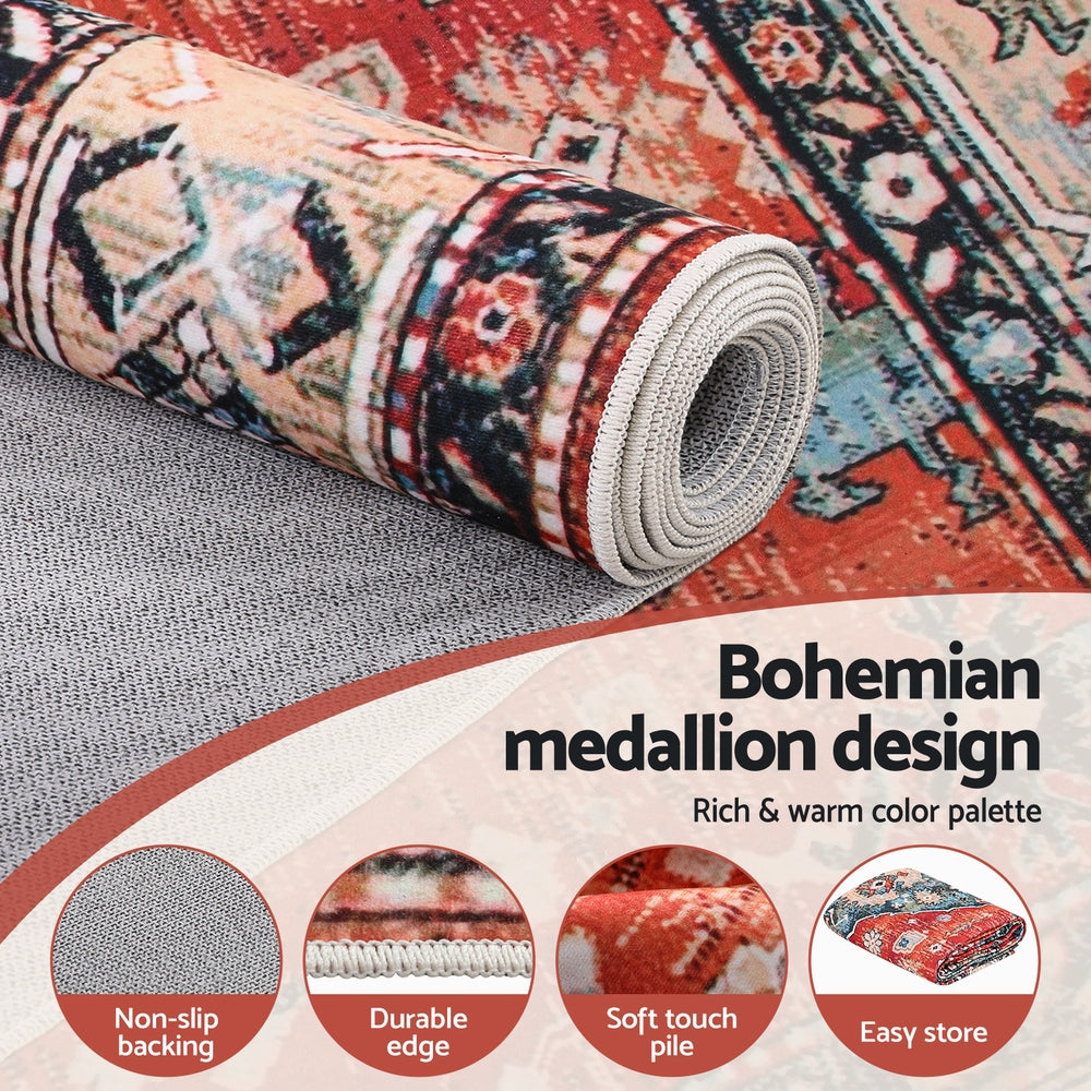 Artiss Floor Rug 160X230cm Large Washable Area Rug Modern Living Room Carpet Mat - Image 4