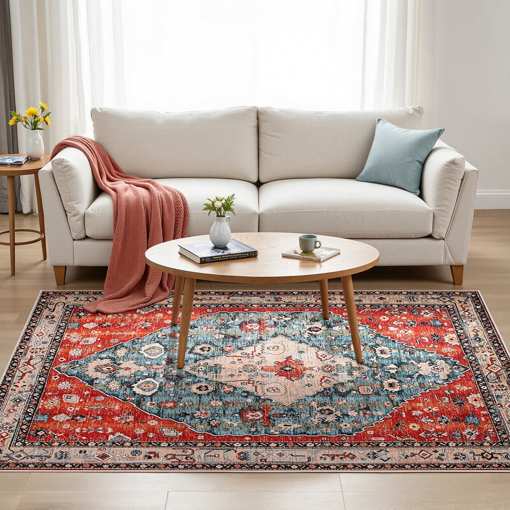 Artiss Floor Rug 160X230cm Large Washable Area Rug Modern Living Room Carpet Mat - Image 7