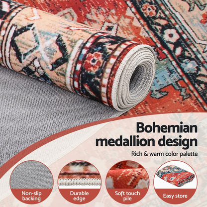Artiss Floor Rug 240X340cm Large Washable Area Rug Modern Living Room Carpet Mat - Image 4