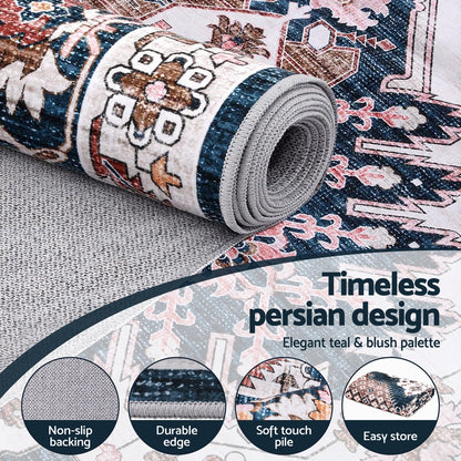 Artiss Floor Rug 160X230cm Large Washable Persian Area Rug Living Room Carpet - Image 4