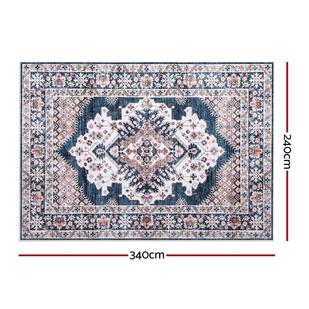 Artiss Floor Rug 240x340cm Large Washable Persian Area Rug Living Room Carpet - Image 2