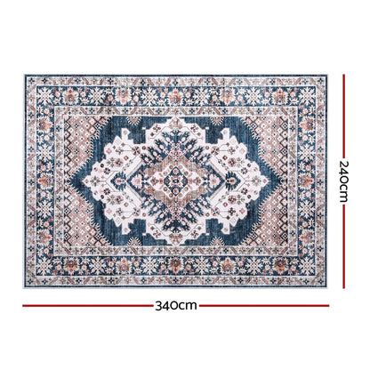 Artiss Floor Rug 240x340cm Large Washable Persian Area Rug Living Room Carpet - Image 2