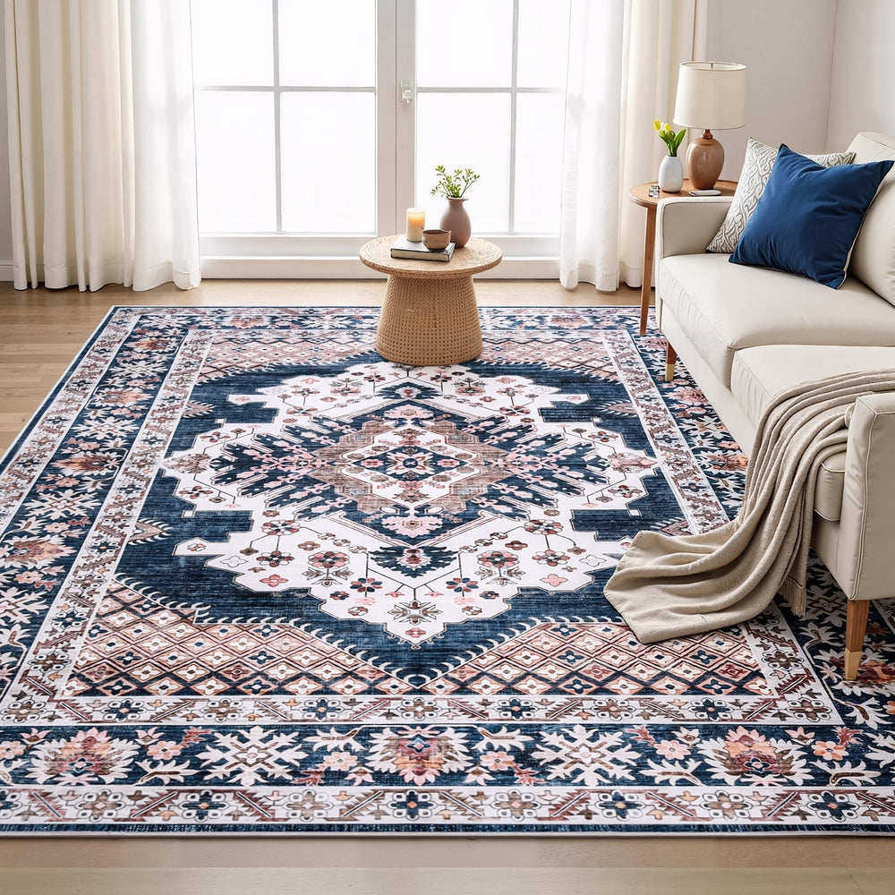 Artiss Floor Rug 240x340cm Large Washable Persian Area Rug Living Room Carpet - Image 7
