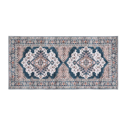 Artiss 60 x 120 cm Washable Runner Area Rug No Hard Glue Quilt-Like Soft for Home Decor, 0.5cm Ultra-Thin Pet Friendly Bohemian Medallion Bedroom Carpet - Image 9