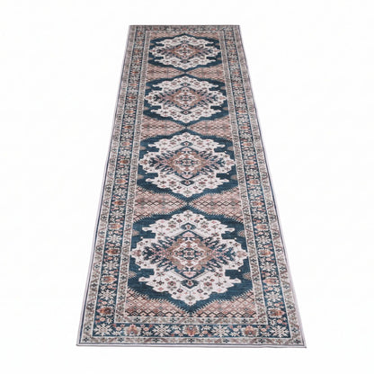 Artiss 60 x 300 cm Washable Runner Area Rug No Hard Glue Quilt-Like Soft for Home Decor, 0.5cm Ultra-Thin Pet Friendly Bohemian Medallion Bedroom Carpet - Image 9