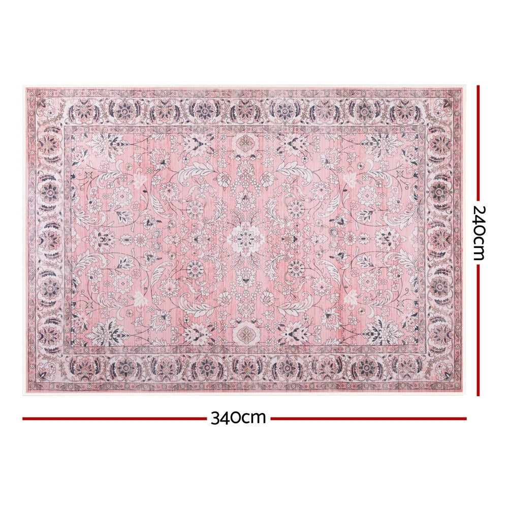 Artiss Floor Rug 240X340cm Large Washable Area Rug Vintage Living Room Carpet - Image 3